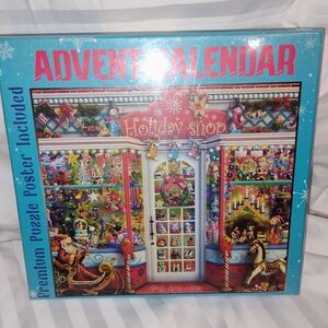 Festive Holiday Shop Advent Calendar Puzzle